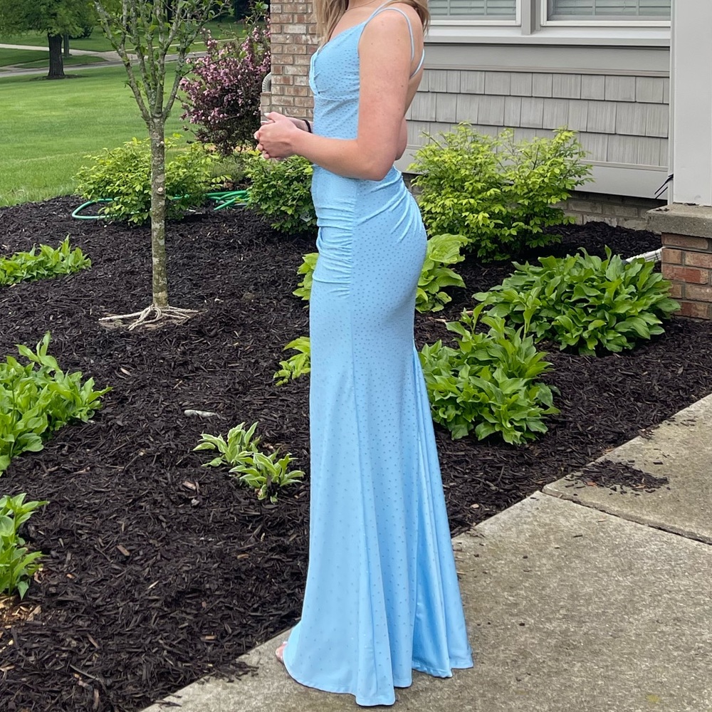 Blue Sherri Hill Prom dress